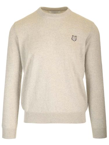 Bold Fox Head Patch Regular Jumper - Maison Kitsuné - Modalova