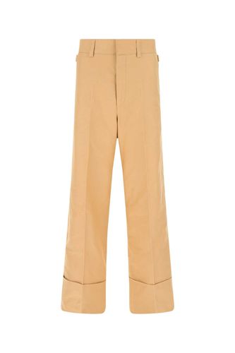 Quira Camel Cotton Wide Leg Pant - Quira - Modalova