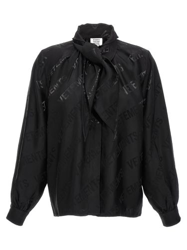 VETEMENTS monogram Blouse - VETEMENTS - Modalova