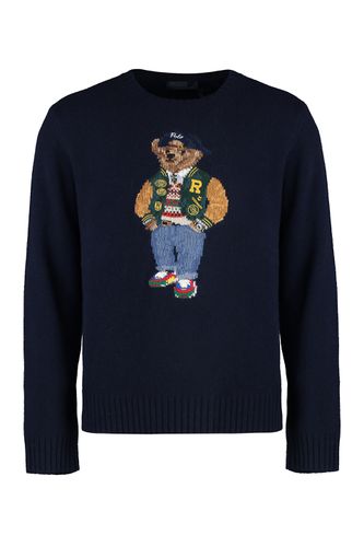 Crew-neck Wool Sweater - Polo Ralph Lauren - Modalova