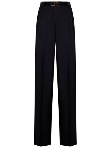 Belted Straight Leg Trousers - Max Mara Studio - Modalova