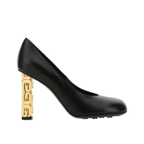 Givenchy Logo Heel Leather Pumps - Givenchy - Modalova