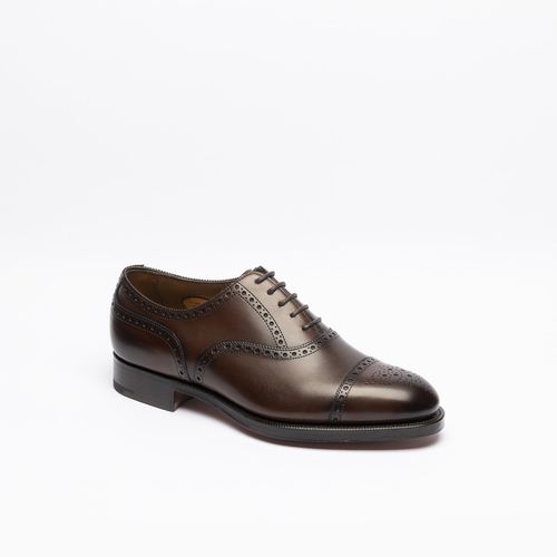 Cadogan Dark Oak Antique Calf Oxford Shoe - Edward Green - Modalova