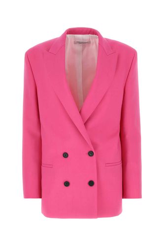 Fuchsia Stretch Wool Oversize Blazer - Philosophy di Lorenzo Serafini - Modalova