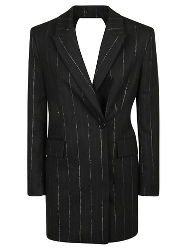 Pinstripe Wrap Blazer MSGM - MSGM - Modalova