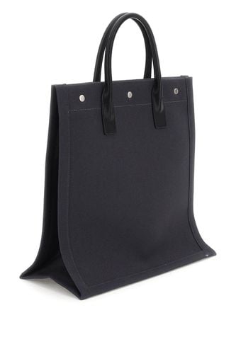 Rive Gauche N/s Canvas Tote Bag - Saint Laurent - Modalova