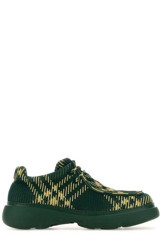 Ekd Check-printed Lace-up Derby Shoes - Burberry - Modalova