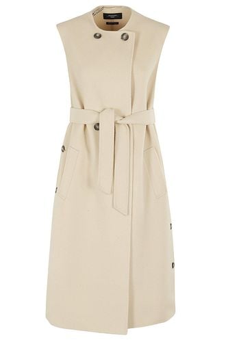 Double-breasted Sleeveless Coat - Weekend Max Mara - Modalova