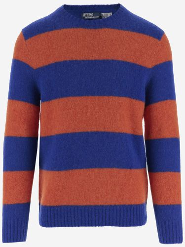 Wool Blend Pullover With Striped Pattern - Ralph Lauren - Modalova