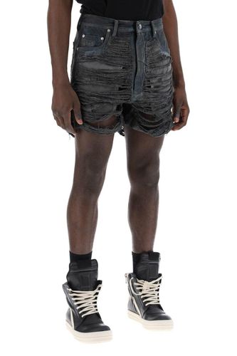 Geth Cut-off Distressed Shorts - DRKSHDW - Modalova