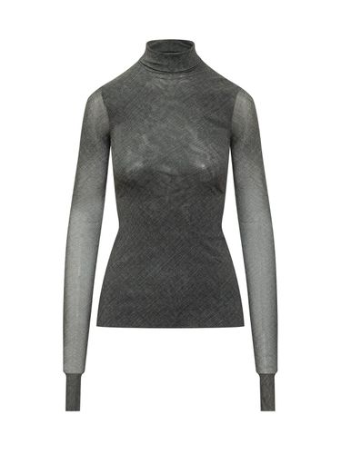 Mélange Effect Long-sleeved Top - Philosophy di Lorenzo Serafini - Modalova