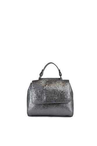 Sveva Light Tote Bag In Silver Printed Nappa - Orciani - Modalova