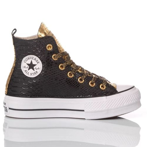 Converse Platform Snake Black Gold - Mimanera - Modalova