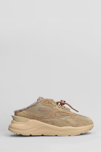 D. A.T. E. Fuga Sabot Sneakers In Leather Color Suede And Fabric - D.A.T.E. - Modalova