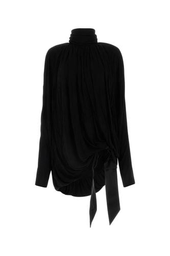 Saint Laurent Black Viscose Blouse - Saint Laurent - Modalova