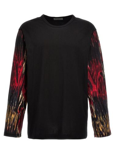 Contrast Sleeve T-shirt - Yohji Yamamoto - Modalova