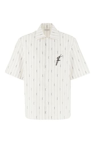 Ferragamo Embroidered Poplin Shirt - Ferragamo - Modalova