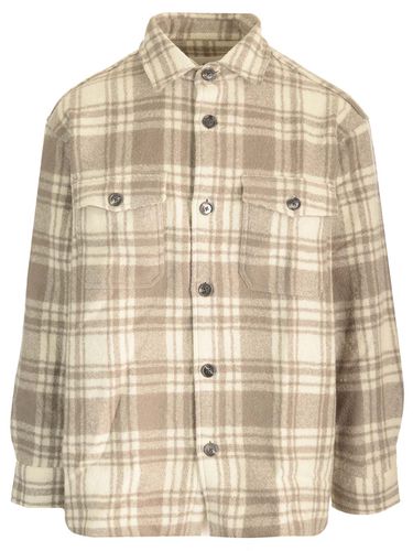 Flannel Overshirt - Ami Alexandre Mattiussi - Modalova