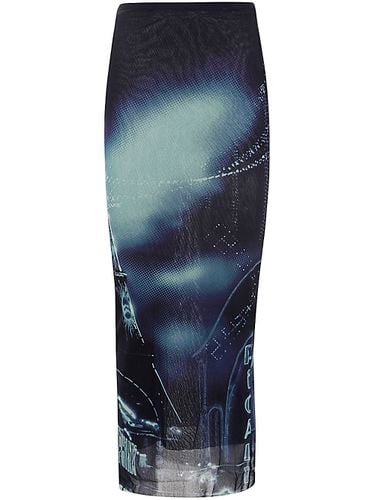 Mesh Long Skirt Printed pigalle - Jean Paul Gaultier - Modalova