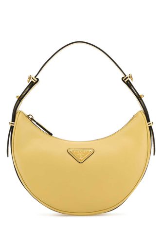 Pastel Yellow Leather Arquã¨ Handbag - Prada - Modalova