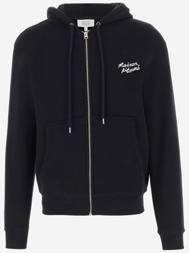 Cotton Sweatshirt With Logo - Maison Kitsuné - Modalova