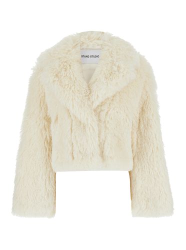 Samara Crop Jacket In Faux Fur Woman - STAND STUDIO - Modalova