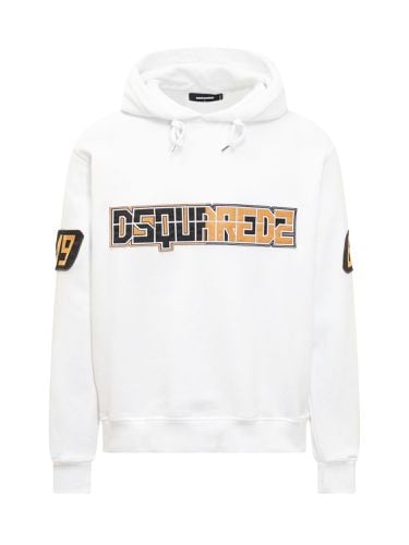 Dsquared2 Logo Print Hoodie - Dsquared2 - Modalova