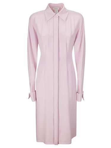 Buttoned Long-sleeved Shirt Dress - SportMax - Modalova