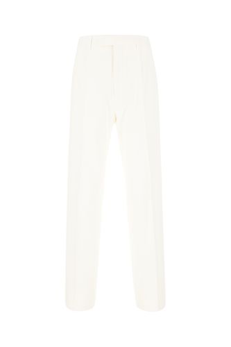 Zegna White Stretch Cotton Pants - Zegna - Modalova