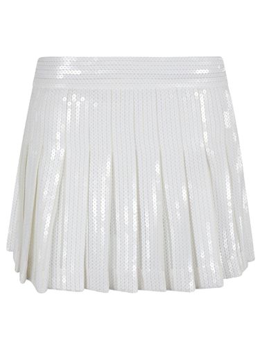 Godot Sequined Mini Skirt - Parosh - Modalova