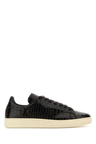 Dark Brown Leather Warwick Sneakers - Tom Ford - Modalova