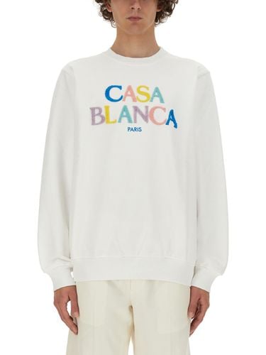 Casablanca Sweatshirt With Logo - Casablanca - Modalova