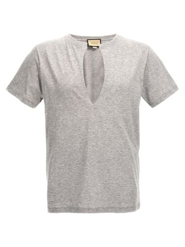 Gucci V-neck T-shirt - Gucci - Modalova