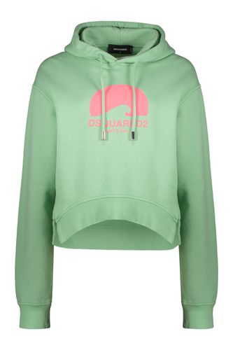 Dsquared2 Cotton Hoodie - Dsquared2 - Modalova