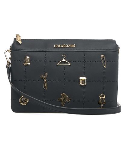 Logo-lettering Zipped Crossbody Bag - Love Moschino - Modalova