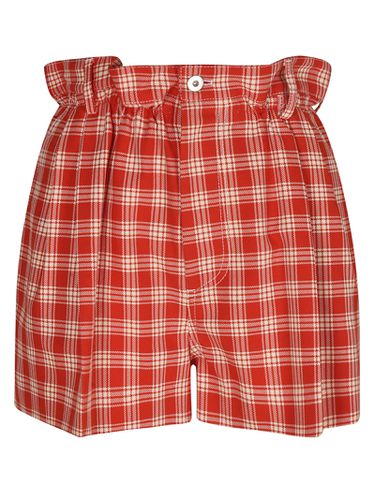 Miu Miu Check Shorts - Miu Miu - Modalova