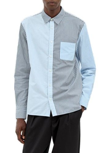 A. P.C. Erwann Striped Poplin Shirt - A.P.C. - Modalova