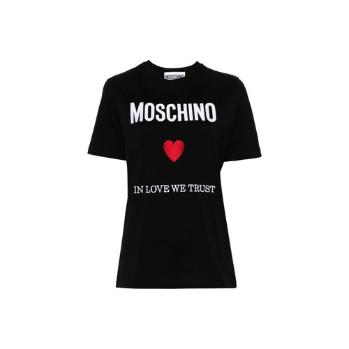 Couture In Love We Trust T-shirt - Moschino - Modalova