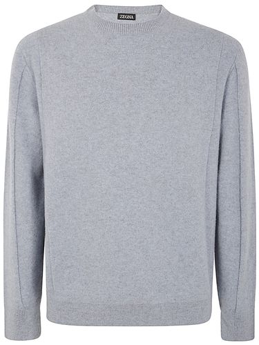 Zegna Wool And Cashmere Crew Neck - Zegna - Modalova