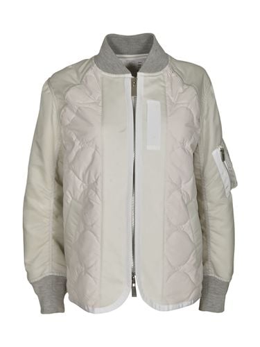 Sacai Quilted Zip Jacket - Sacai - Modalova