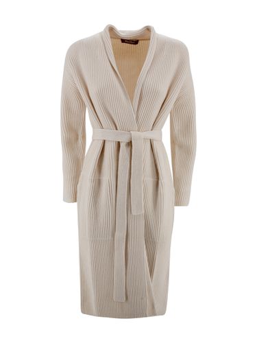 Wool And Cashmere Long Cardigan - Max Mara Studio - Modalova