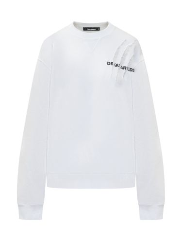 Dsquared2 Horror Scratch Hoodie - Dsquared2 - Modalova