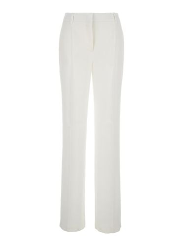 High Waist Pants With Concealed Closure In Silk Blend Woman - Alberta Ferretti - Modalova