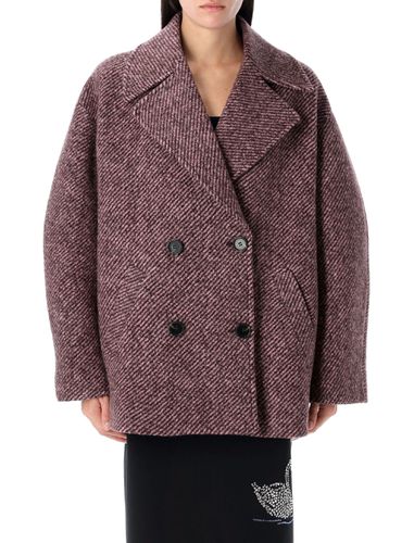 MSGM Double Breasted Peacoat - MSGM - Modalova