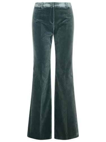 Etro Green Cotton Pants - Etro - Modalova