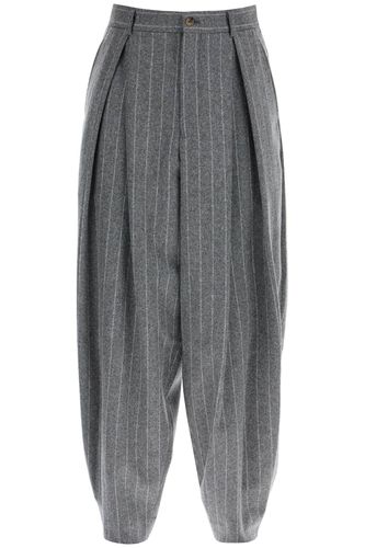 Striped Wool Trousers - Comme Des Garçons Homme Plus - Modalova