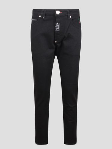 Skinny Fit Denim Trousers - Philipp Plein - Modalova