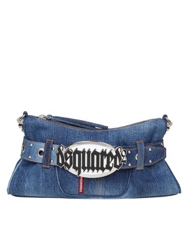 Dsquared2 Clutch In Denim Fabric - Dsquared2 - Modalova