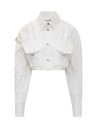 Off-White Poplin Cargo Shirt - Off-White - Modalova