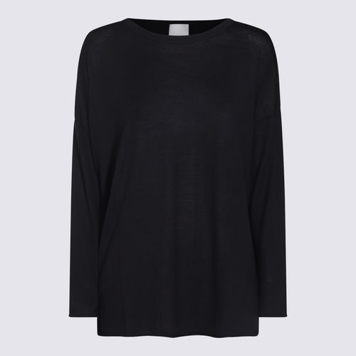 Allude Black Wool Knitwear - Allude - Modalova